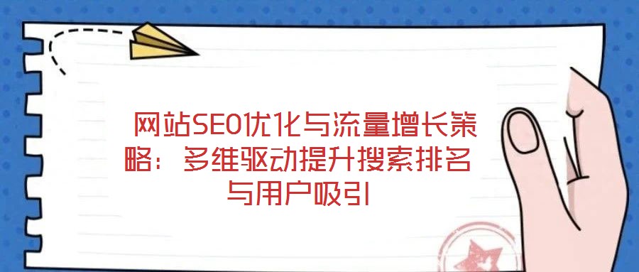 网站SEO优化与流量增长策略:多维驱动提升搜索排名与用户吸引