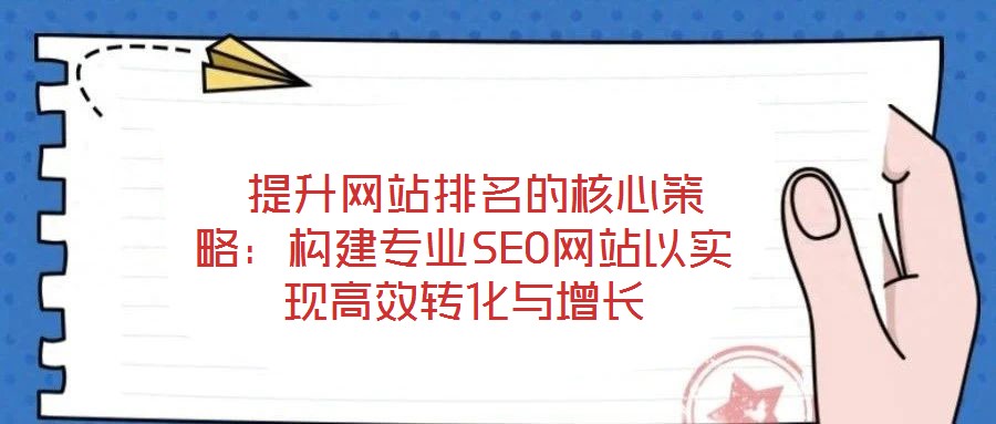 提升网站排名的核心策略:构建专业SEO网站以实现高效转化与增长