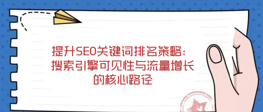 提升SEO关键词排名策略:搜索引擎可见性与流量增长的核心路径