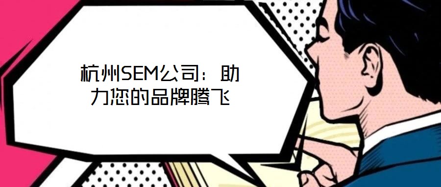 杭州SEM公司：助力您的品牌腾飞